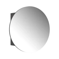 Badspiegelschrank Loki Anthrazit 60 x 60 cm mit 2 Fächern Vicco