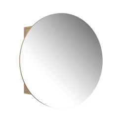 Badspiegelschrank Loki Goldkraft Eiche 70 x 70 cm mit 2 Fächern Vicco