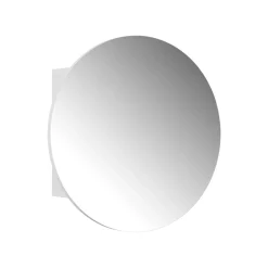 Badspiegelschrank Loki Weiß 50 x 50 cm mit 2 Fächern Vicco