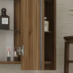 Badspiegelschrank Majest Anthrazit Hochglanz 67.4 x 68 cm Vicco