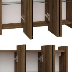 Badspiegelschrank Majest Anthrazit Hochglanz 67.4 x 68 cm Vicco