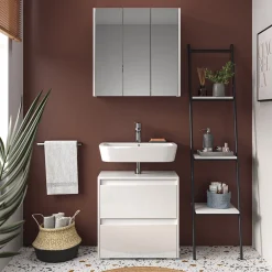 Badspiegelschrank Majest Weiß 67.4 x 68 cm Vicco