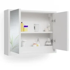 Badspiegelschrank Mila Weiß 55 x 45 cm Vicco