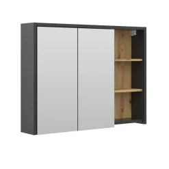 Badspiegelschrank Viola Artisan-Eiche 100 x 75 cm Vicco
