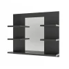 Badspiegelschrank Wilbur Anthrazit 58.8 x 50 cm mit Regalen Vicco