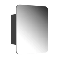 Badspiegelschrank Zino Anthrazit 65 x 50 cm mit Regalen Vicco