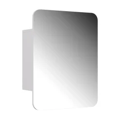 Badspiegelschrank Zino Weiß 65 x 50 cm mit Regalen Vicco