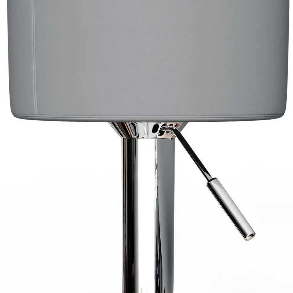 Barhocker 2er Set Grau 33 x 92 cm 2 Teilig Vicco