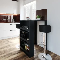 Bartisch Anthrazit 57 x 80 cm Vicco