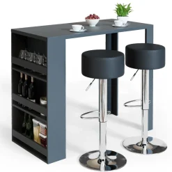 Bartisch Anthrazit 57 x 117 cm Vicco