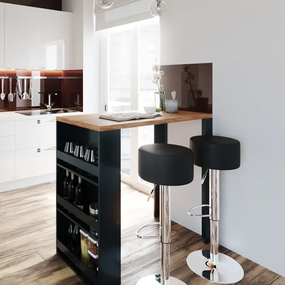 Bartisch Eiche 57 x 117 cm Vicco