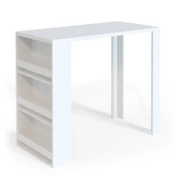 Bartisch Weiß 57 x 117 cm Vicco