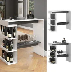 Bartisch Dana Weiß 108 x 50 cm Vicco