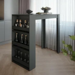 Bartisch Repose Anthrazit 57 x 117 cm Vicco