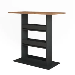 Bartisch Repose Goldkraft Eiche/Anthrazit 110 x 55 cm Vicco