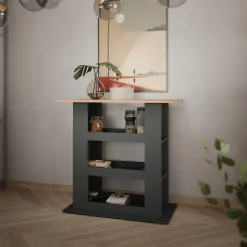 Bartisch Repose Goldkraft Eiche/Anthrazit 110 x 65 cm Vicco