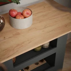 Bartisch Repose Goldkraft Eiche/Anthrazit 110 x 65 cm Vicco