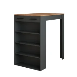 Bartisch Repose Goldkraft Eiche/Anthrazit 67 x 100 cm Vicco