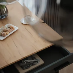 Bartisch Repose Goldkraft Eiche/Anthrazit 67 x 100 cm Vicco