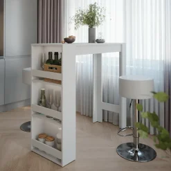 Bartisch Repose Weiß 45 x 110 cm Vicco