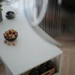 Bartisch Repose Weiß 45 x 110 cm Vicco