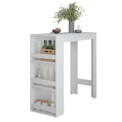 Bartisch Repose Weiß 45 x 110 cm Vicco