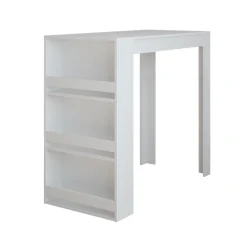 Bartisch Repose Weiß 57 x 117 cm Vicco