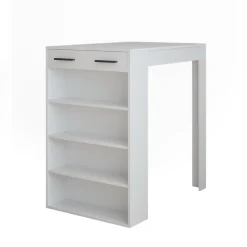 Bartisch Repose Weiß 67 x 100 cm Vicco