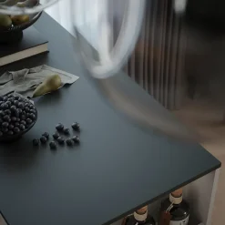 Bartisch Repose Weiß/Anthrazit 57 x 117 cm Vicco