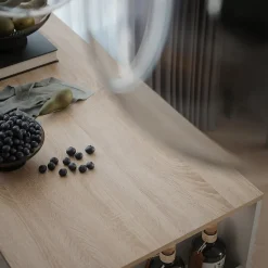 Bartisch Repose Weiß/Sonoma 57 x 117 cm Vicco