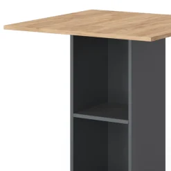 Bartisch Rodeo Anthrazit 70 x 70 cm Vicco