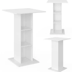 Bartisch Rodeo Weiß 70 x 70 cm Vicco