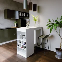 Bartisch Ross Weiß 115 x 50 cm Vicco