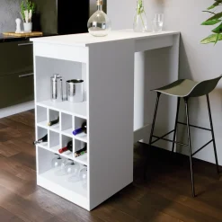 Bartisch Ross Weiß 115 x 50 cm Vicco