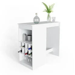 Bartisch Ross Weiß 115 x 50 cm Vicco