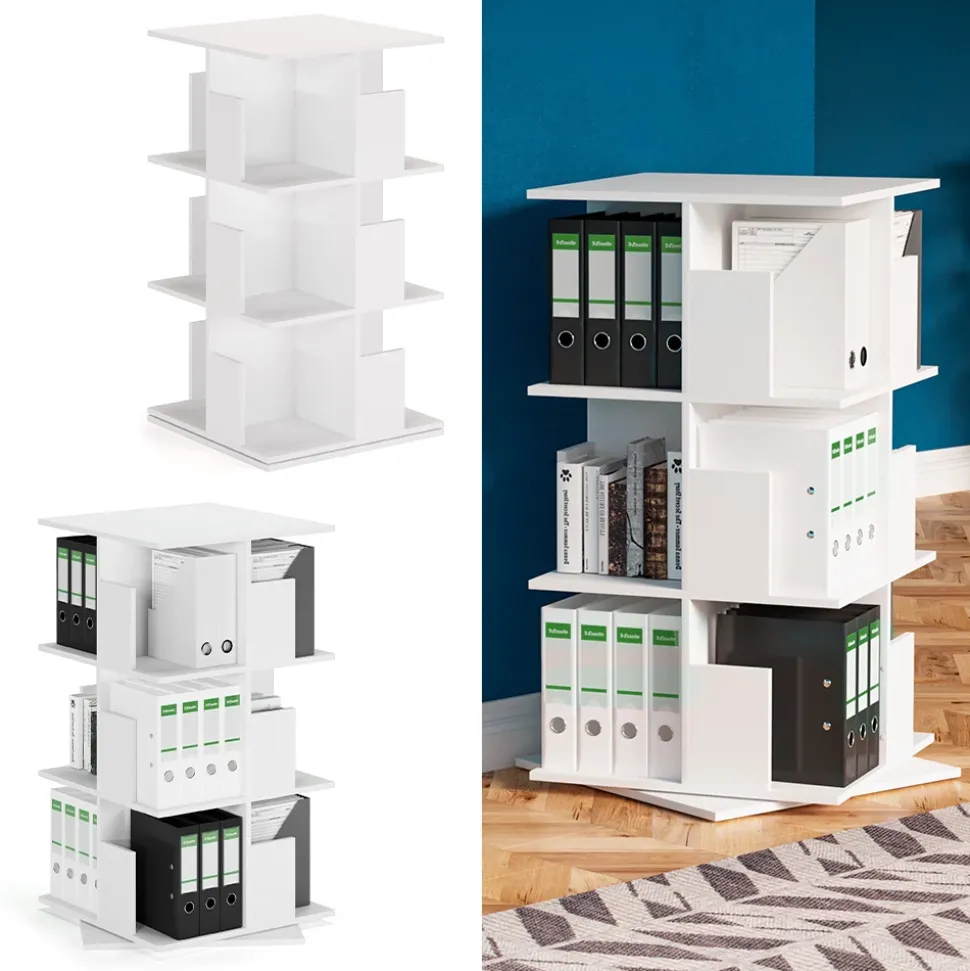 Bücherregal Alfa Weiß 59.7 x 111.4 cm Vicco