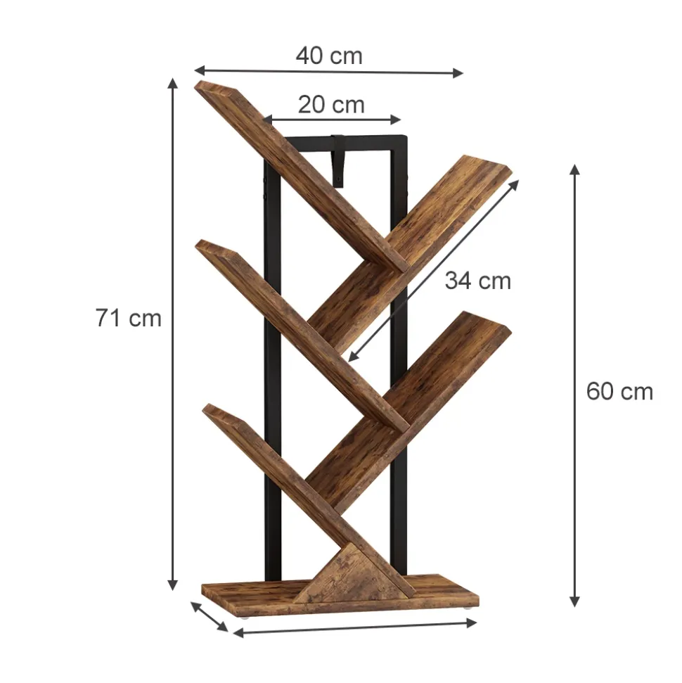 Bücherregal Fyrk Antikholz 40 x 71 cm , Vicco