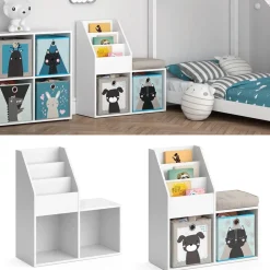 Bücherregal Luigi Weiß 72 x 79 cm Vicco