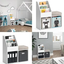 Bücherregal Luigi Weiß 72 x 79 cm Vicco