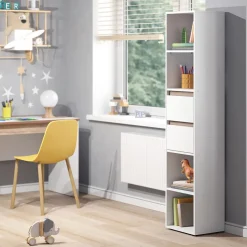 Bücherregal Robert Weiß 36.2 x 171 cm Vicco