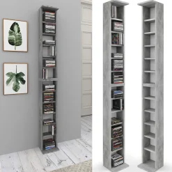 Cd-Regal Beton 21 x 183.6 cm Groß Vicco
