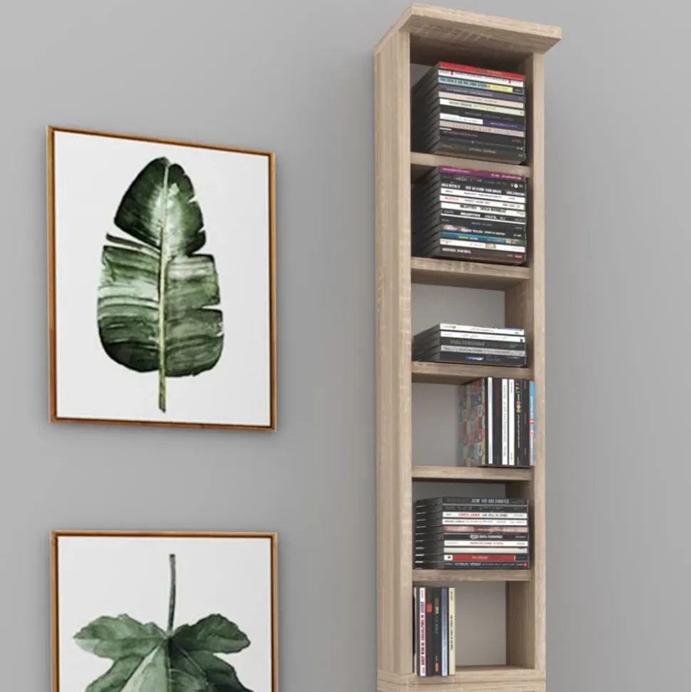 Cd-Regal Sonoma 21 x 183.6 cm Groß Vicco