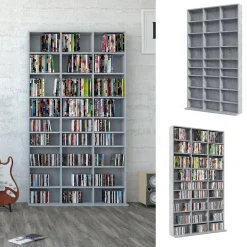 Cd-Regal Jukebox Beton 102 x 178 cm Vicco