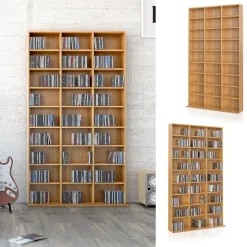 Cd-Regal Jukebox Buche 102 x 178 cm Vicco