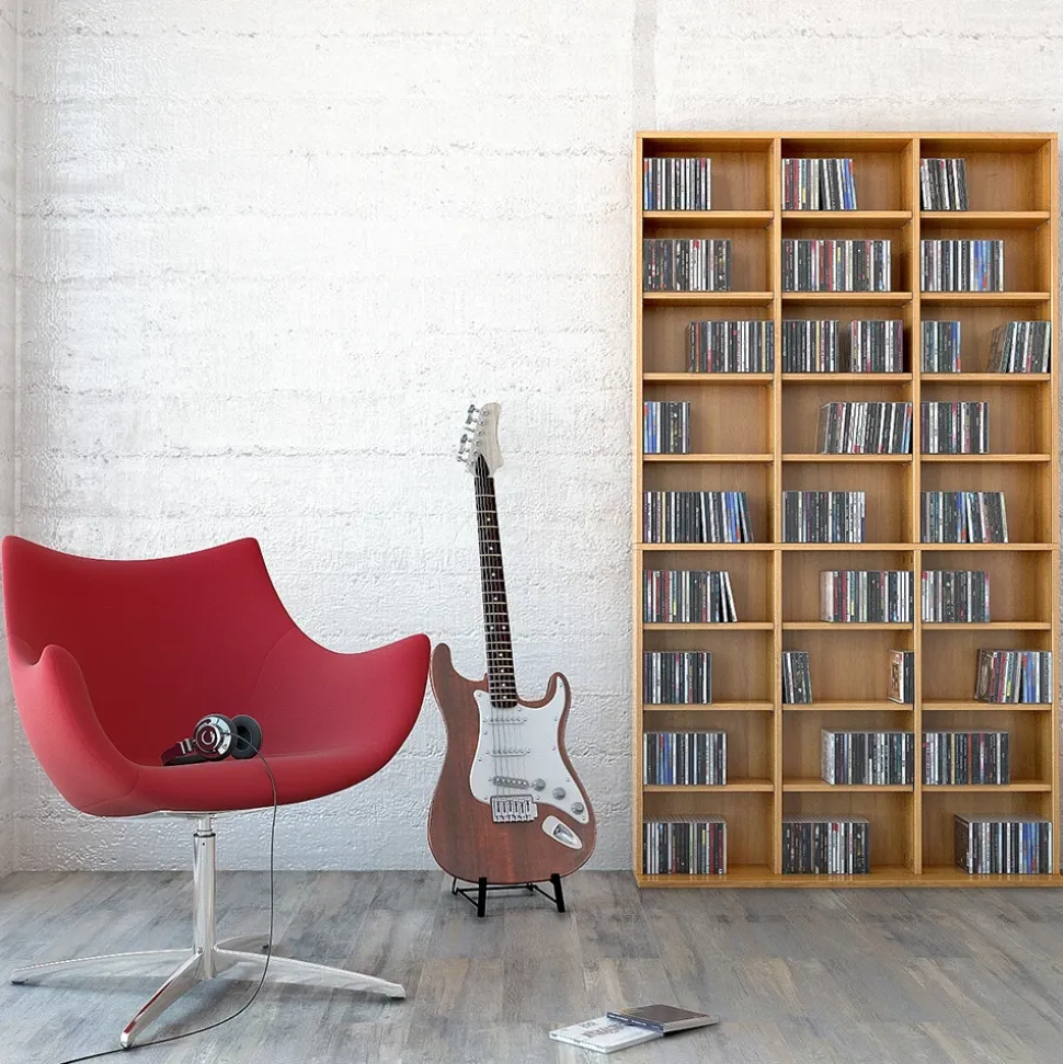 Cd-Regal Jukebox Buche 102 x 178 cm Vicco