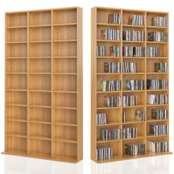 Cd-Regal Jukebox Buche 102 x 178 cm Vicco