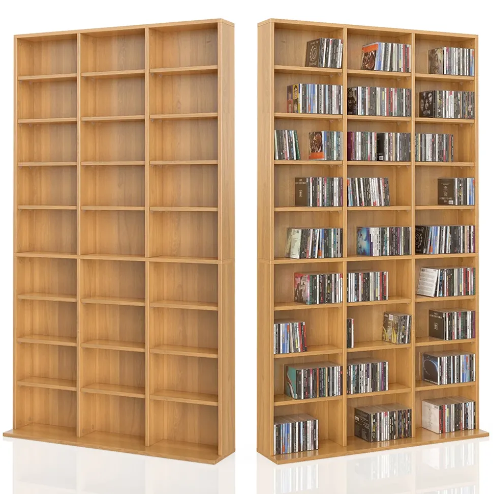 Cd-Regal Jukebox Buche 102 x 178 cm Vicco