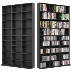 Cd-Regal Jukebox Schwarz 102 x 178 cm Vicco