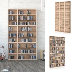 Cd-Regal Jukebox Sonoma 102 x 178 cm Vicco