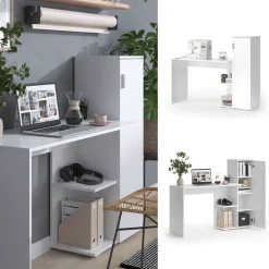 Computertisch Ritz Weiß 141.2 x 45.2 cm Vicco